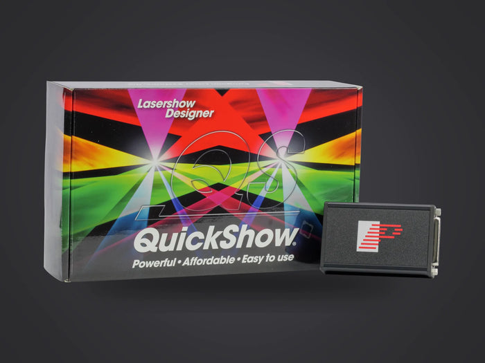 Pangolin FB3 USB laser controller with the QuickShow software box