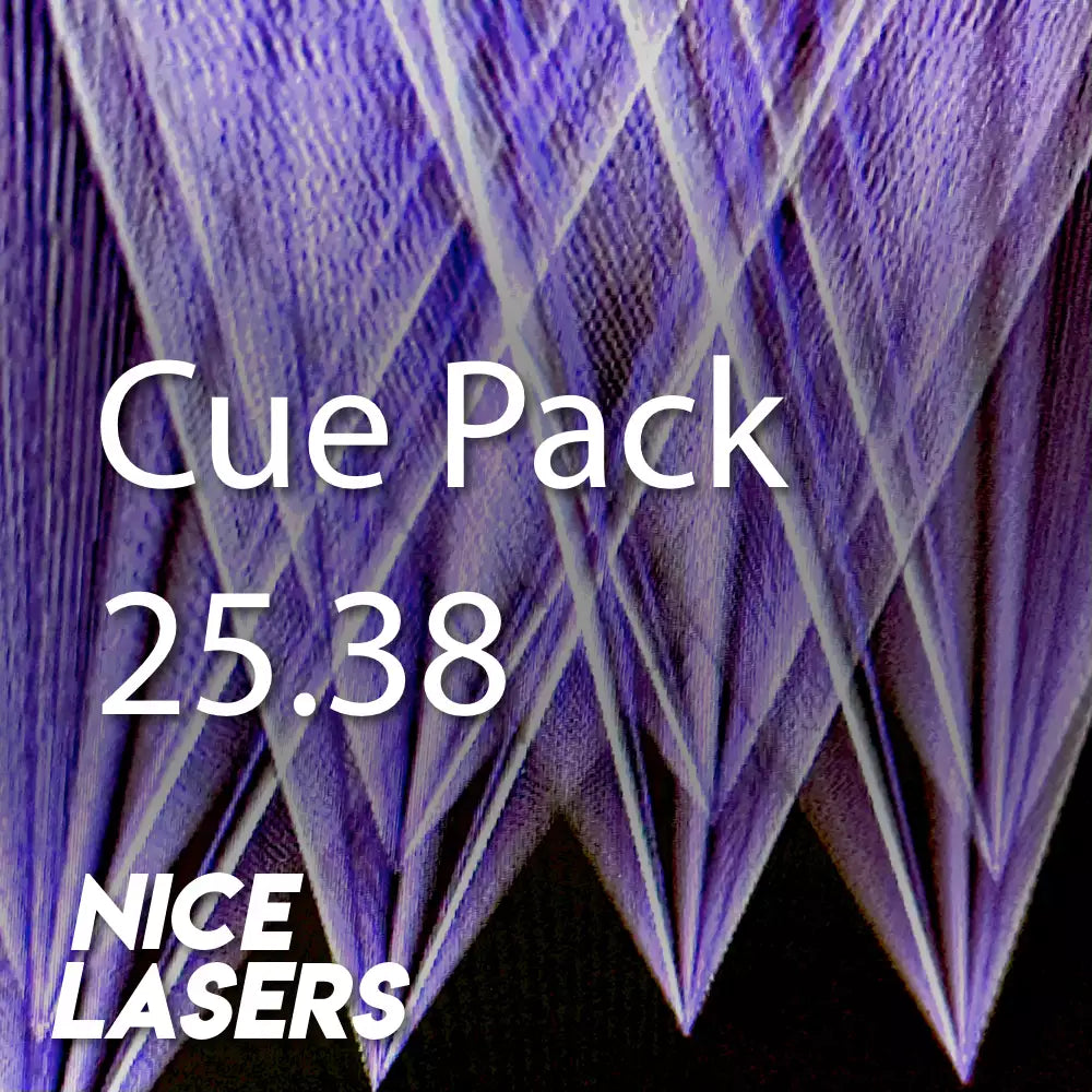 Laser cue pack featuring smooth, atmospheric beams and gradients — the fourth installment in the Liquid Skies series.
