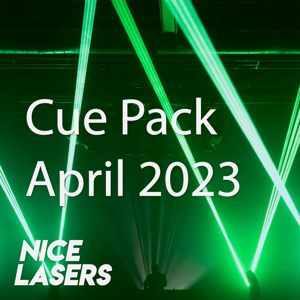 Nice Lasers Cue Pack April 2023