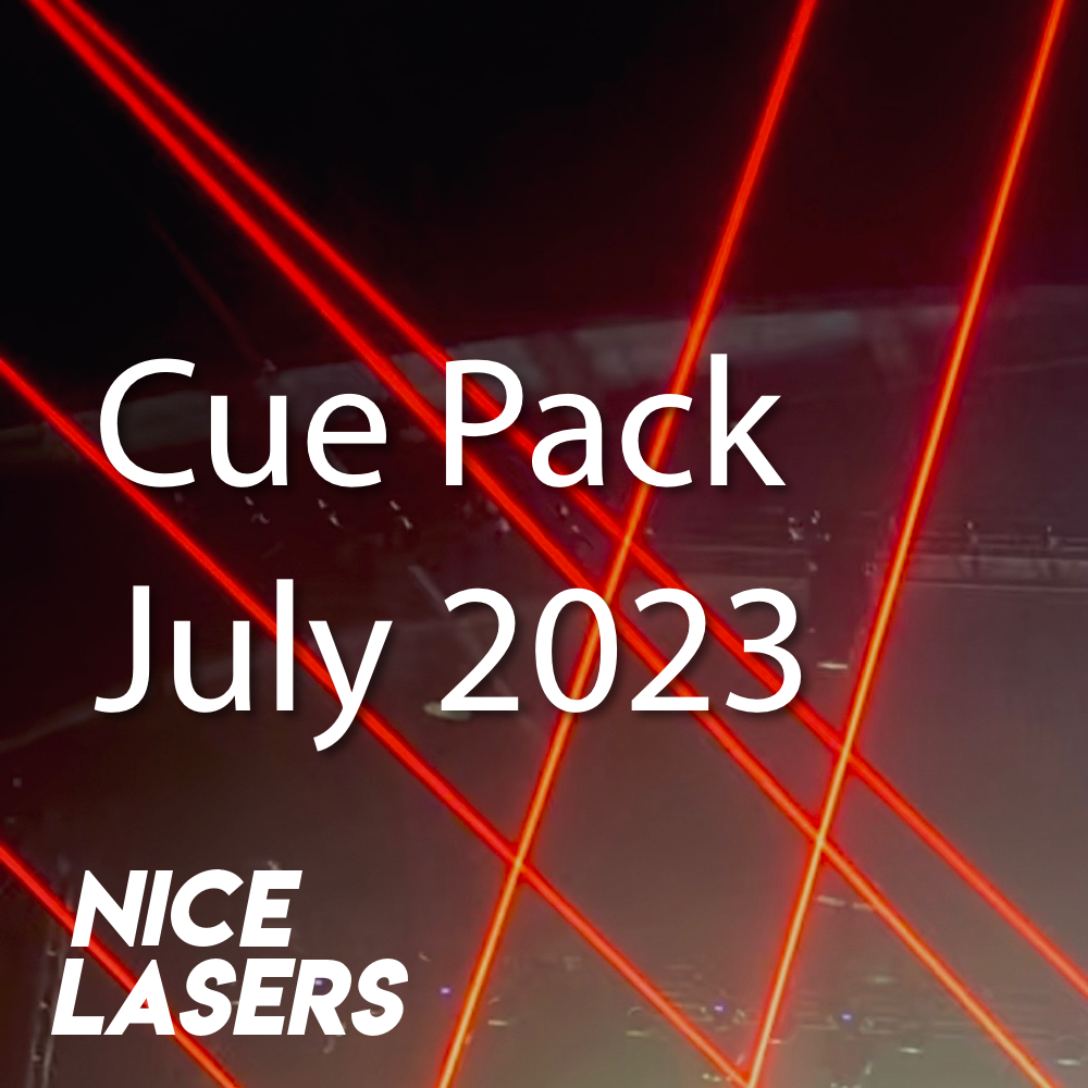 Nice Lasers Cue Pack July 2023
