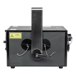 Black laser projector on a white background