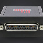 Pangolin FB3 ILDA output (DB-25), connects to the laser