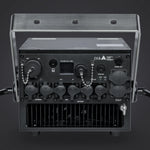Unity Elite 10 PRO FB4 IP65 rear panel with built-in FB4: Ethernet, DMX and power connectors
