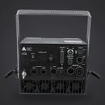 Unity Elite 5 PRO FB4 rear panel with built-in FB4: Ethernet, DMX and power connectors
