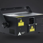 Unity Raw 3 RGB laser projector, front three-quarter view