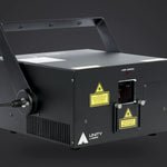 Unity Raw 5 RGB laser projector, front three-quarter view